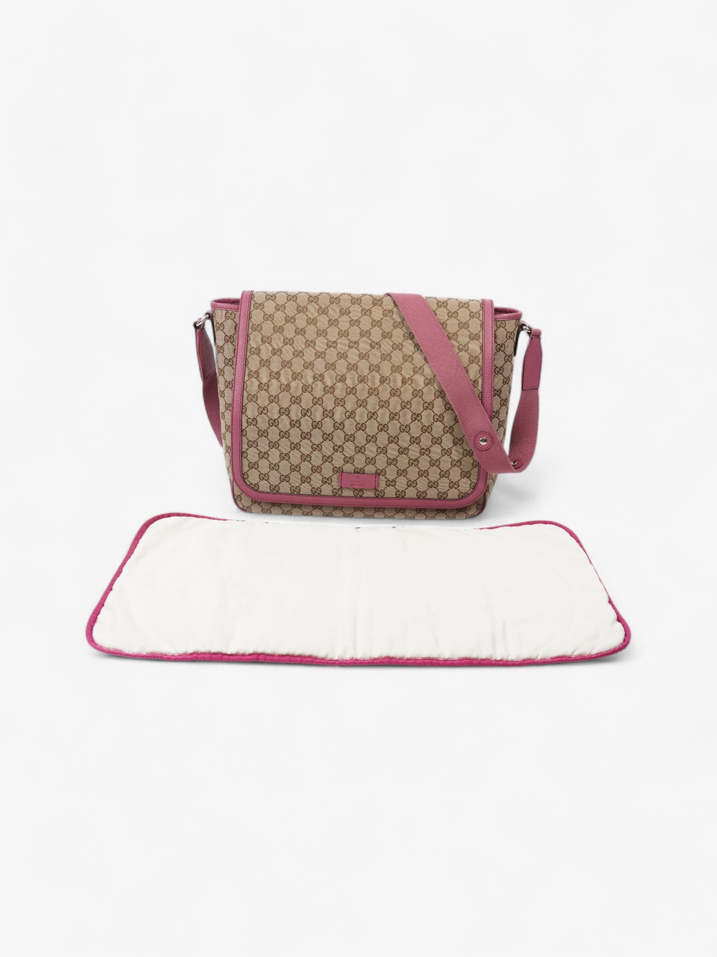 Gucci Changing Bag GG Supreme / Pink Canvas