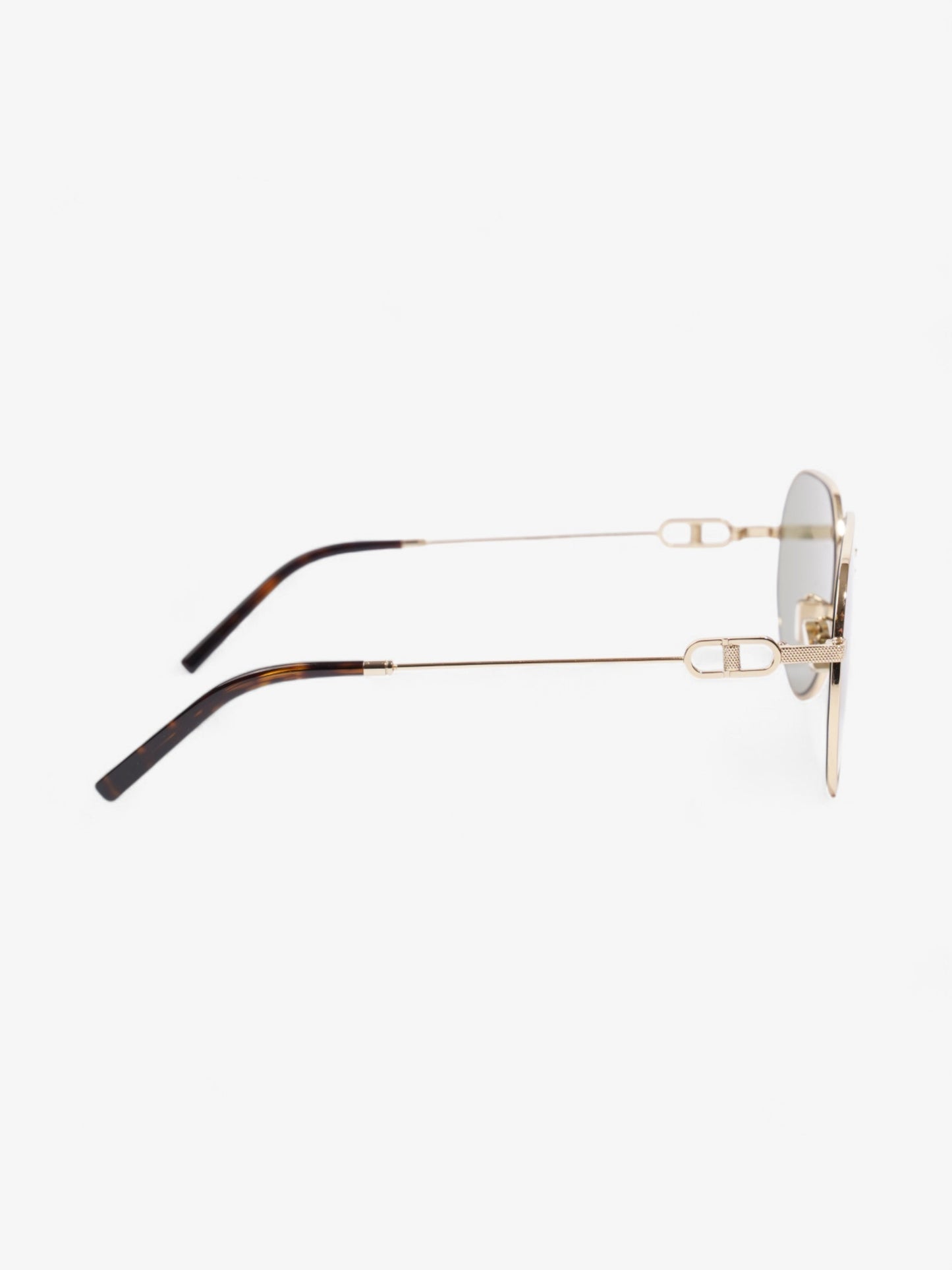 Christian Dior CD Link Sunglasses Gold Acetate 145mm