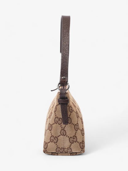Gucci GG Pochette GG Supreme / Brown Coated Canvas