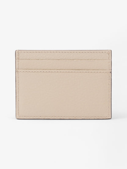 Gucci Horsebit 1955 Card Holder Beige / Gold Calfskin Leather