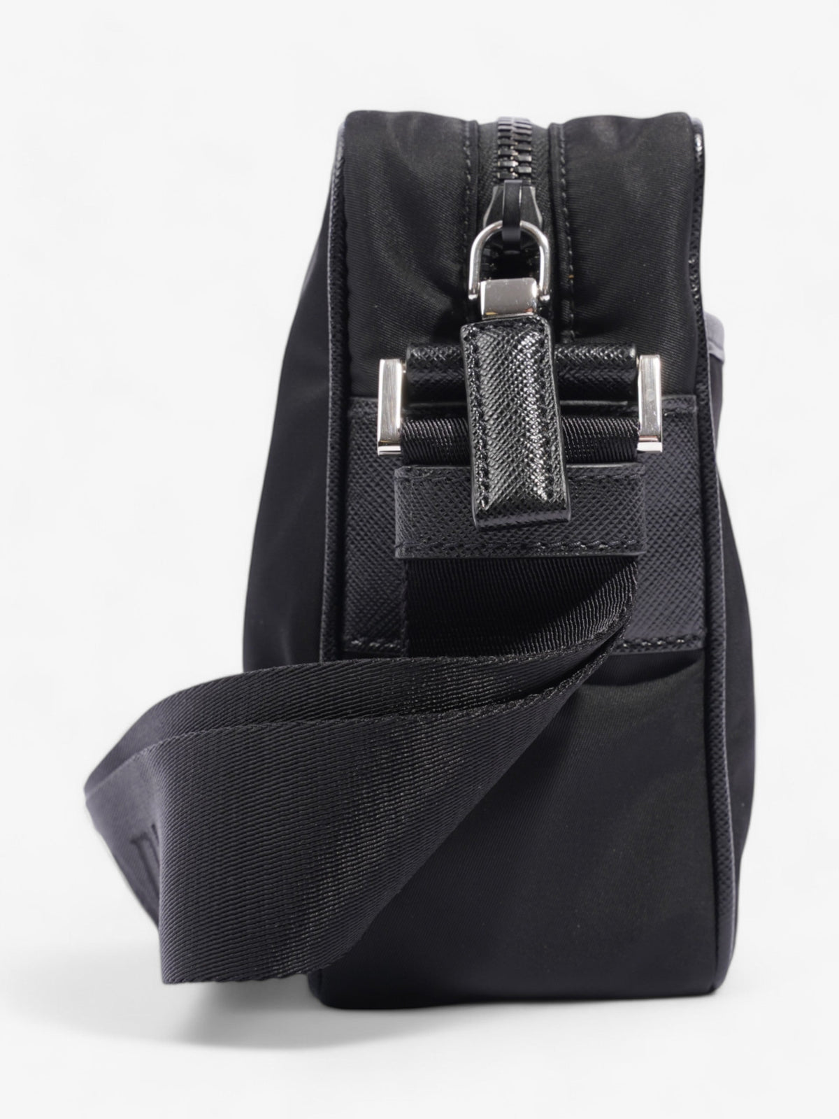 Prada Messenger Bag Black Re Nylon