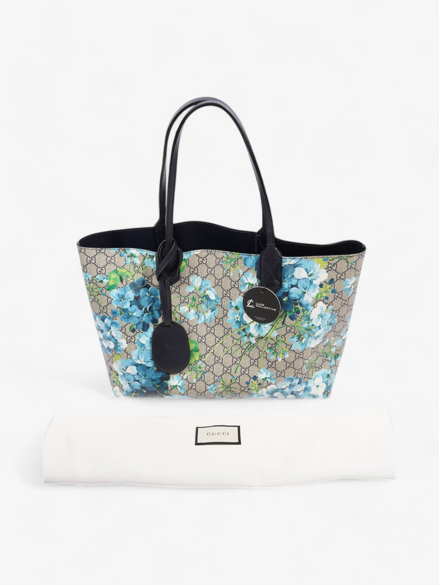 Gucci Blooms Reversible Tote GG Supreme / Bloom Coated Canvas