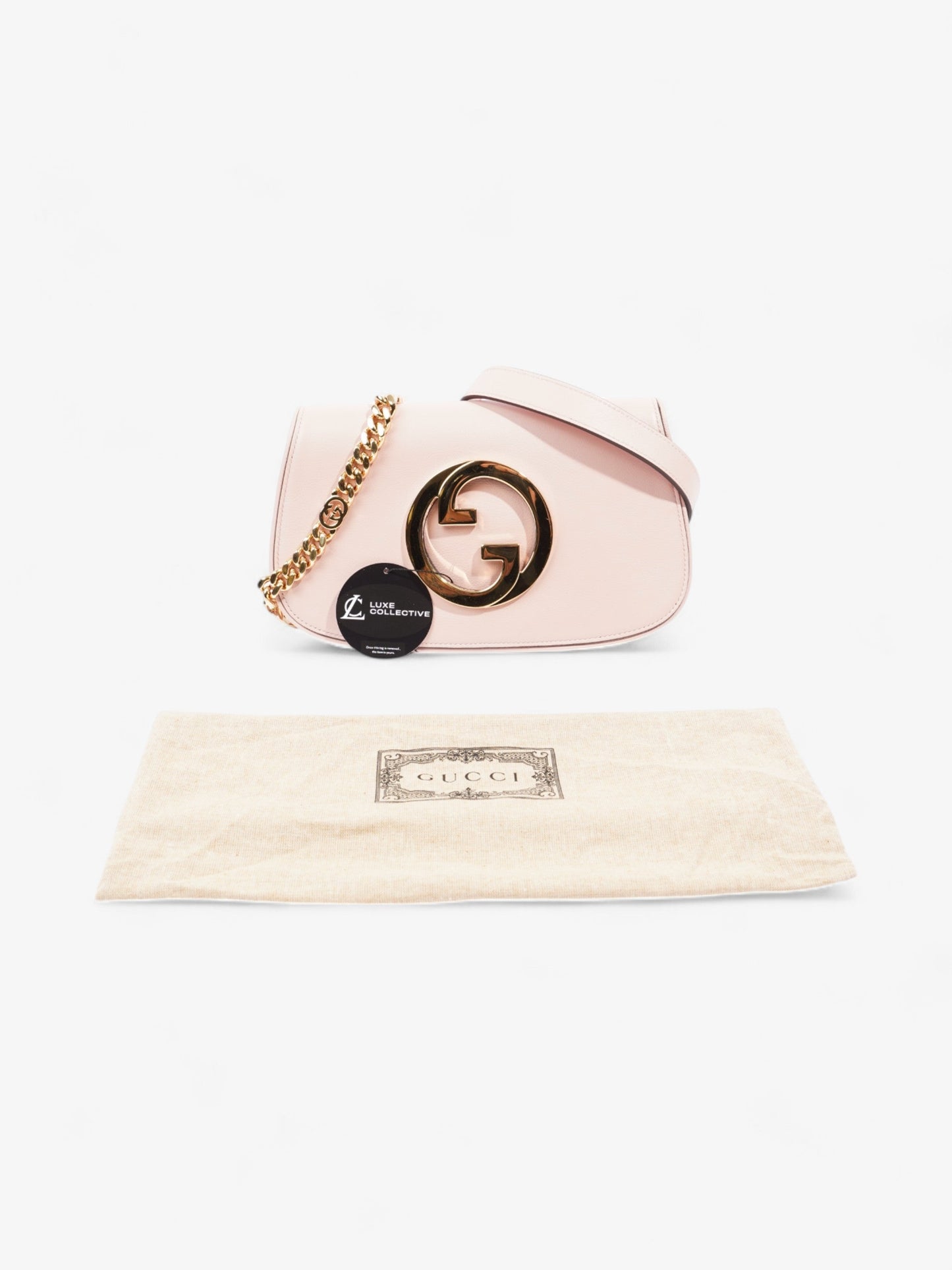 Gucci Blondie Powder Pink Grained Leather Medium