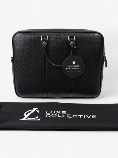 Gucci GG Briefcase Black Canvas