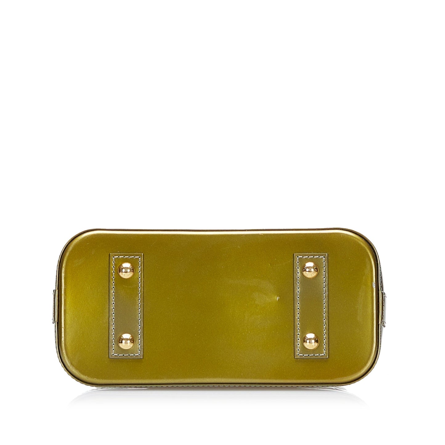 LOUIS VUITTON Monogram Vernis Alma BB Gold