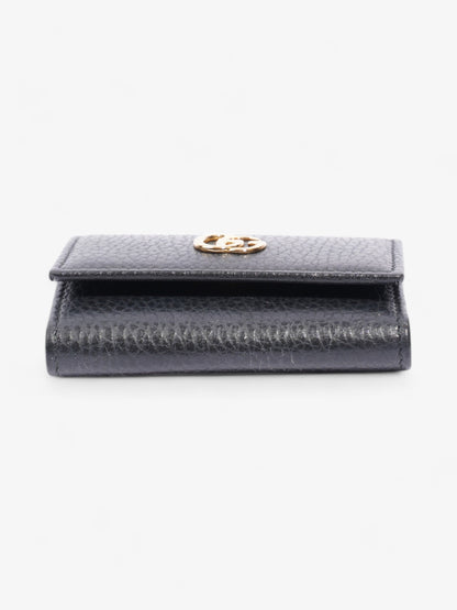 Gucci GG Marmont Key Case Black / Gold Leather