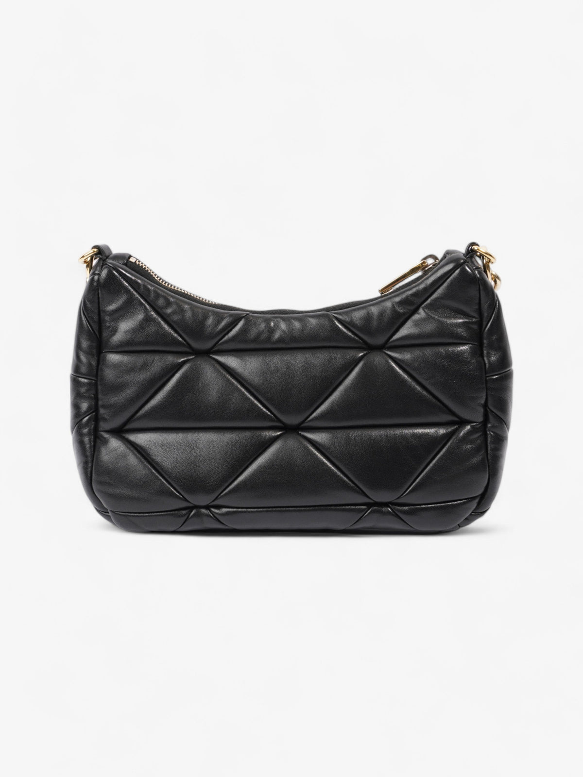 Prada System Padded Bag Black Leather