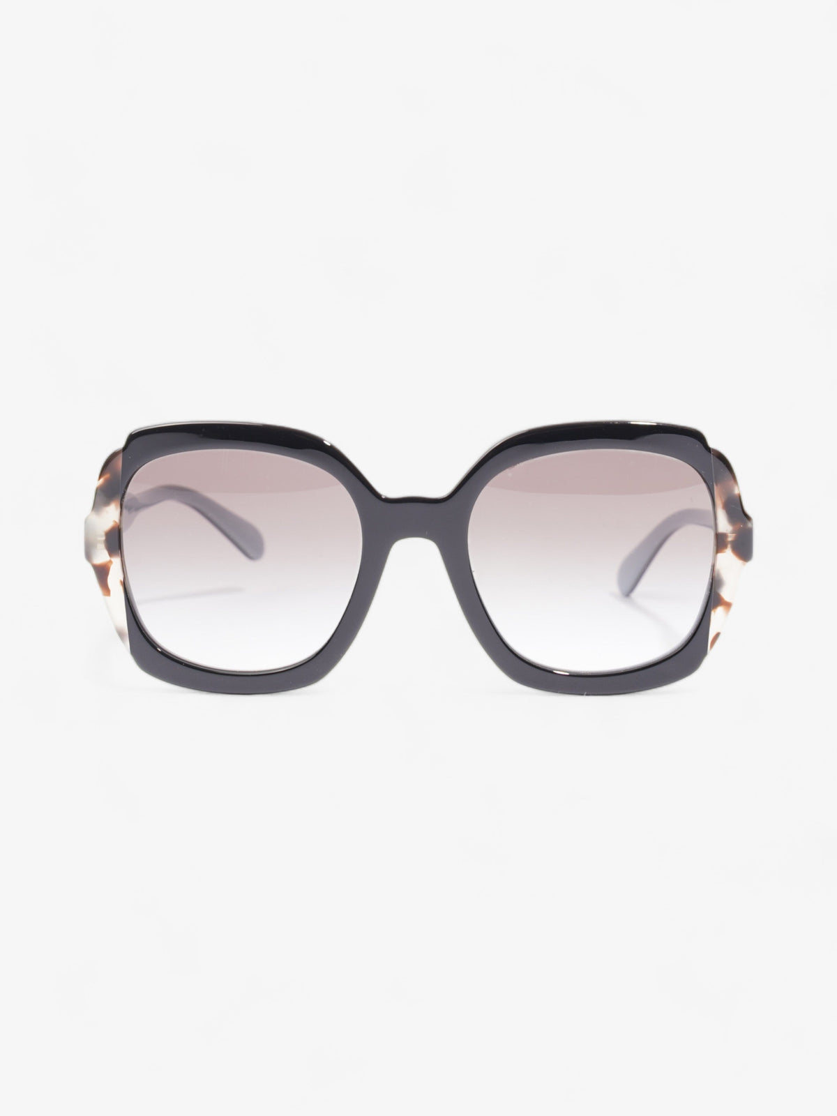 Prada Butterfly Sunglasses Black / Blue Acetate 140mm