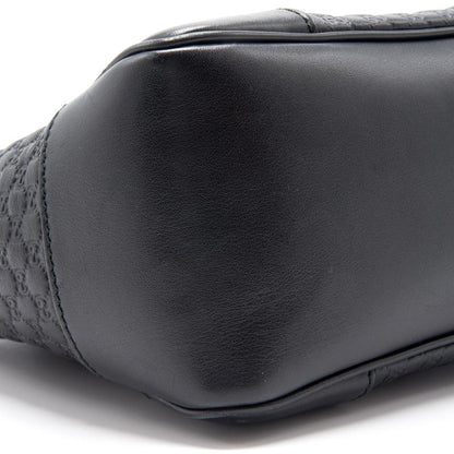 Gucci Black Leather Tote Bag