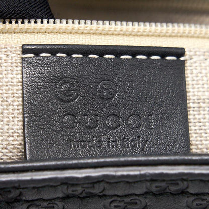 Gucci Black Leather Tote Bag