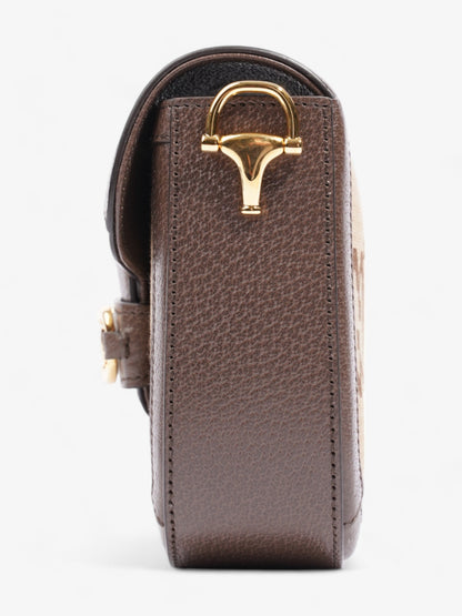 Gucci Horsebit 1955 GG Supreme / Brown Fabric Mini