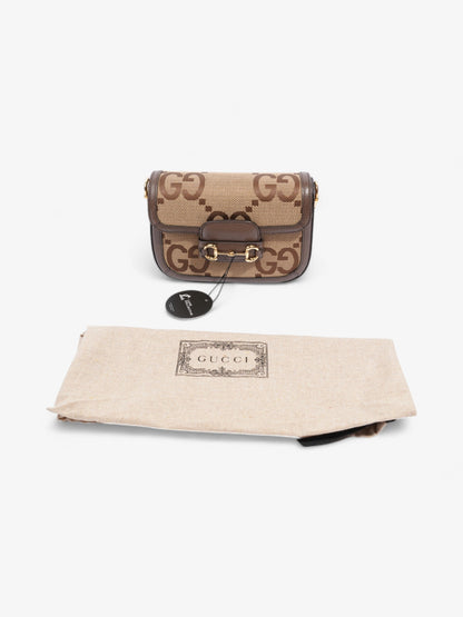 Gucci Horsebit 1955 GG Supreme / Brown Fabric Mini
