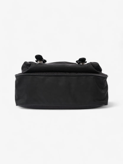 Gucci Monogram Messenger Bag Black Nylon