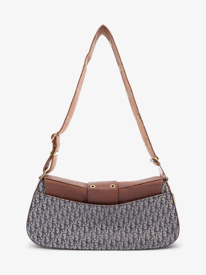 Christian Dior Street Chic Columbus Blue Oblique / Brown Canvas