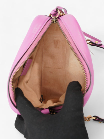 Gucci GG Marmont Light Purple Matelasse Leather Mini