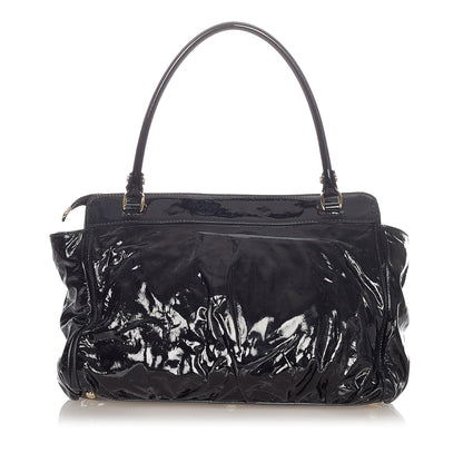 Gucci Abbey D-Ring Patent Leather Handbag