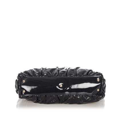 Gucci Abbey D-Ring Patent Leather Handbag