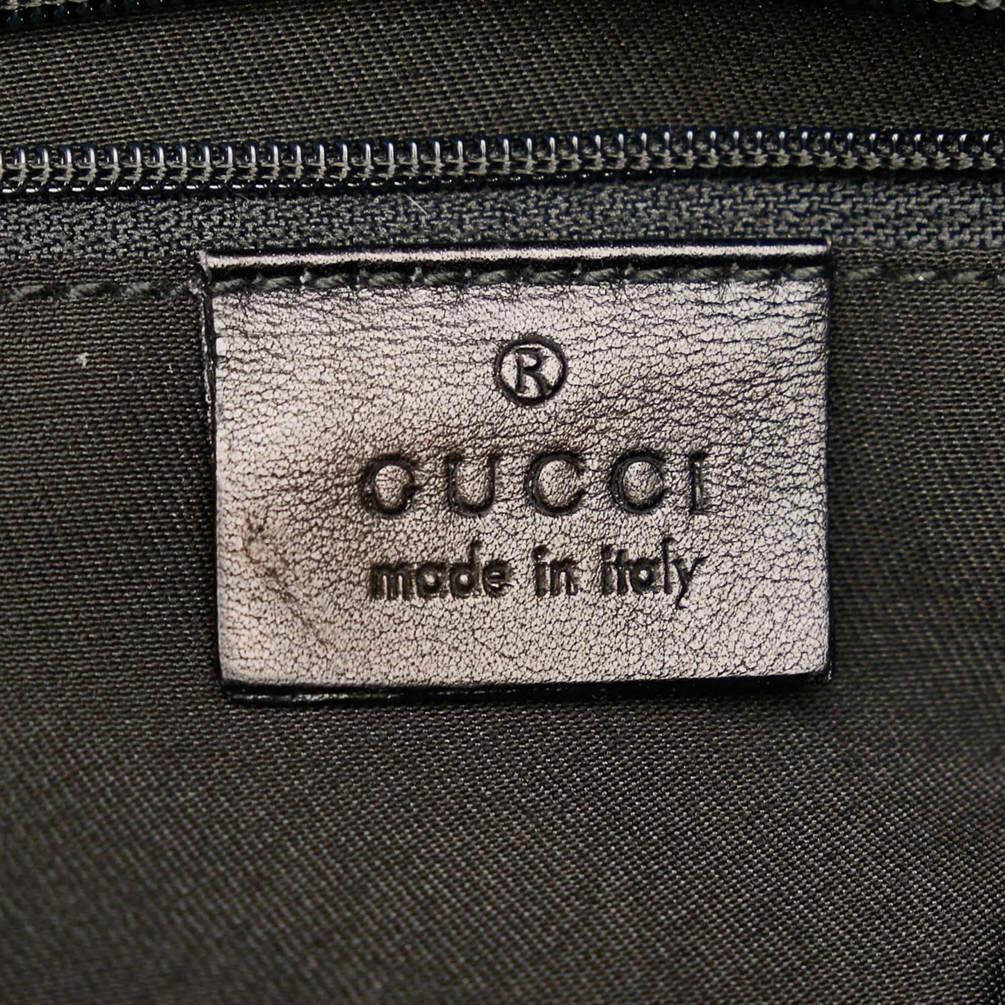 Gucci Abbey D-Ring Patent Leather Handbag