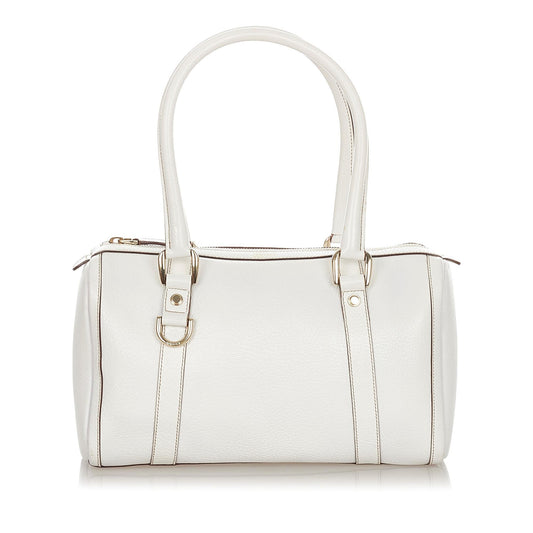 Gucci Abbey Leather Boston Bag