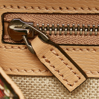 Gucci Bamboo Daily Blooms Leather Satchel