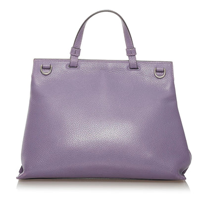 Gucci Bamboo Daily Leather Satchel