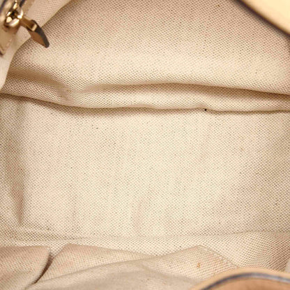Gucci Bamboo Diamante Canvas Shoulder Bag