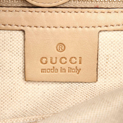 Gucci Bamboo Diamante Canvas Shoulder Bag