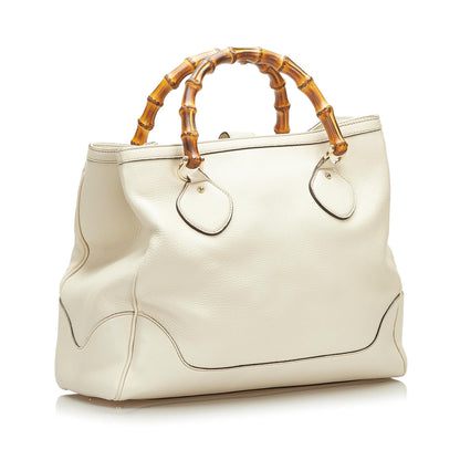 Gucci Bamboo Diana Leather Tote Bag