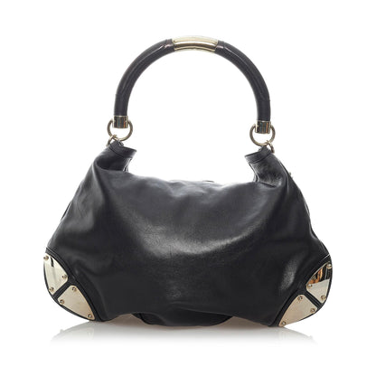 Gucci Bamboo Indy Leather Hobo Bag