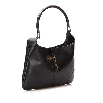 Gucci Bamboo Jackie Leather Shoulder Bag