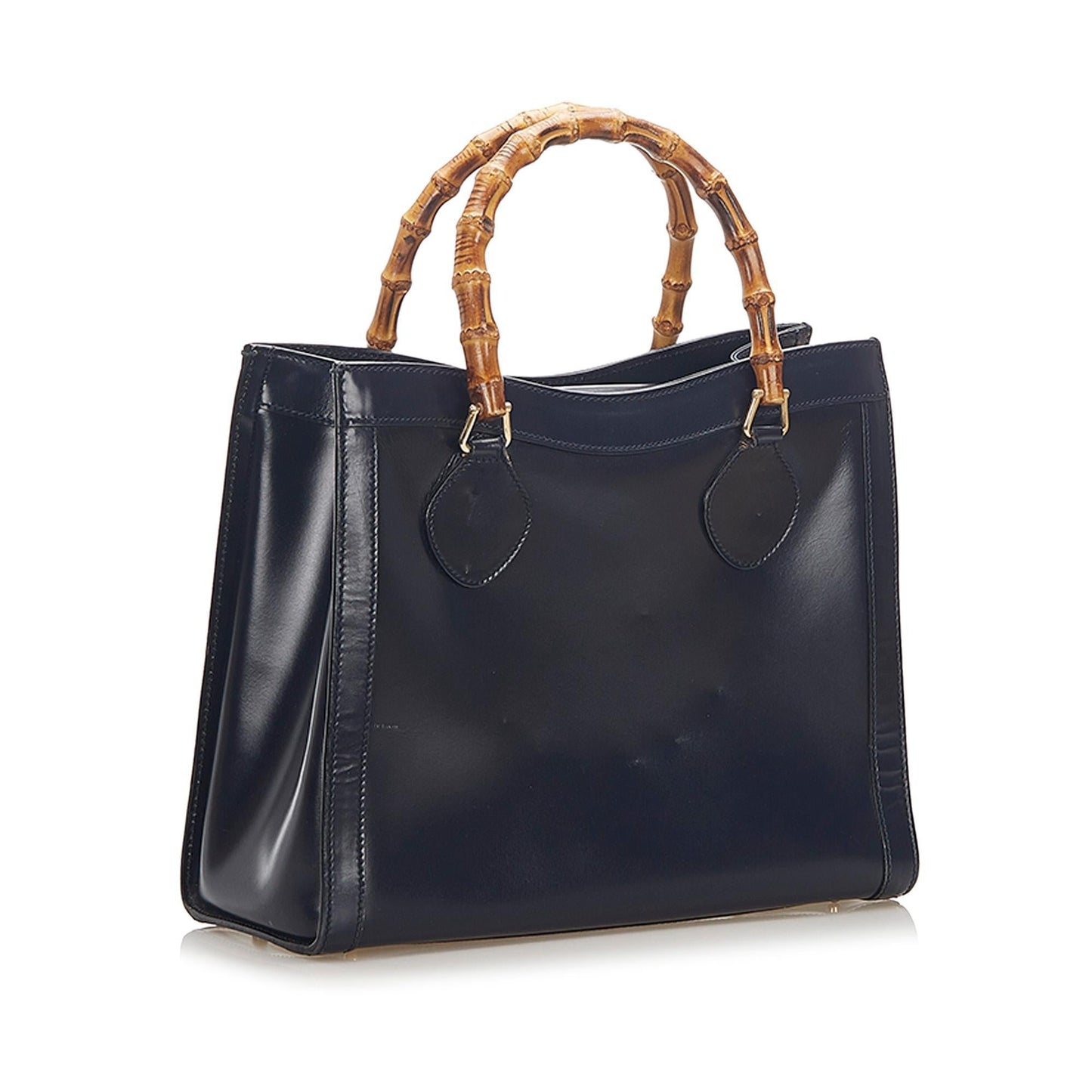 Gucci Bamboo Leather Tote Bag (SHG-17532)