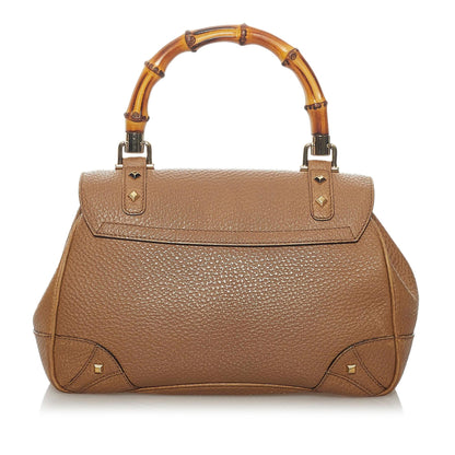 Gucci Bamboo Night Leather Handbag