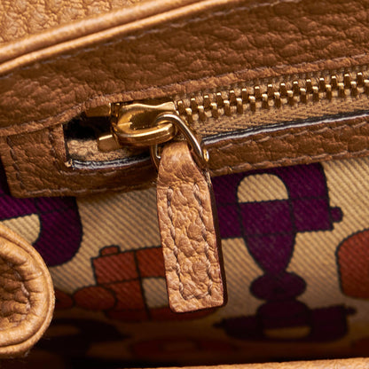 Gucci Bamboo Night Leather Handbag