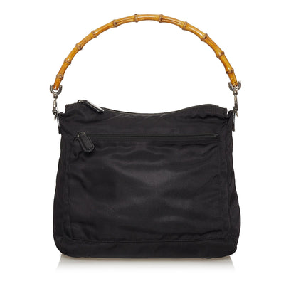 Gucci Bamboo Nylon Handbag