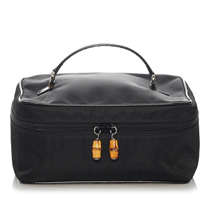 Gucci Bamboo Nylon Vanity Bag