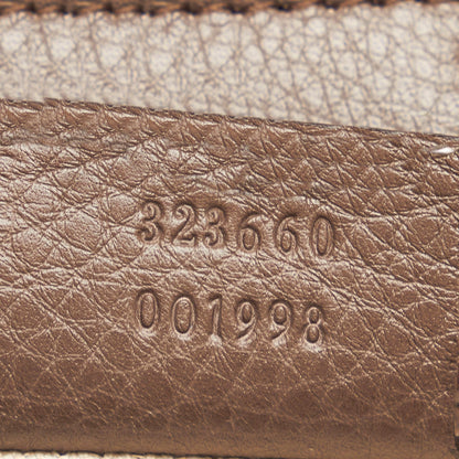 Gucci Bamboo Shopper Leather Satchel