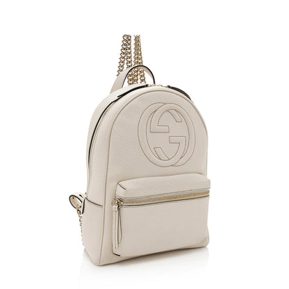 Gucci Leather Soho Chain Backpack