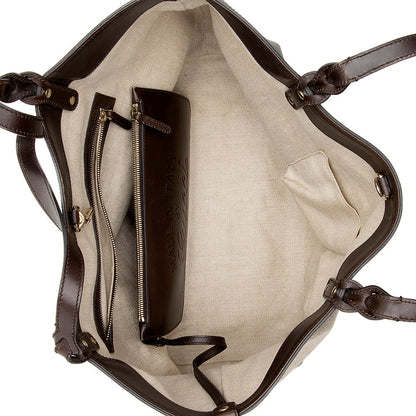 Gucci Canvas Leather Craft Tote