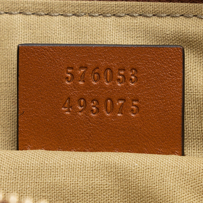Gucci Canvas Vintage Web Wristlet