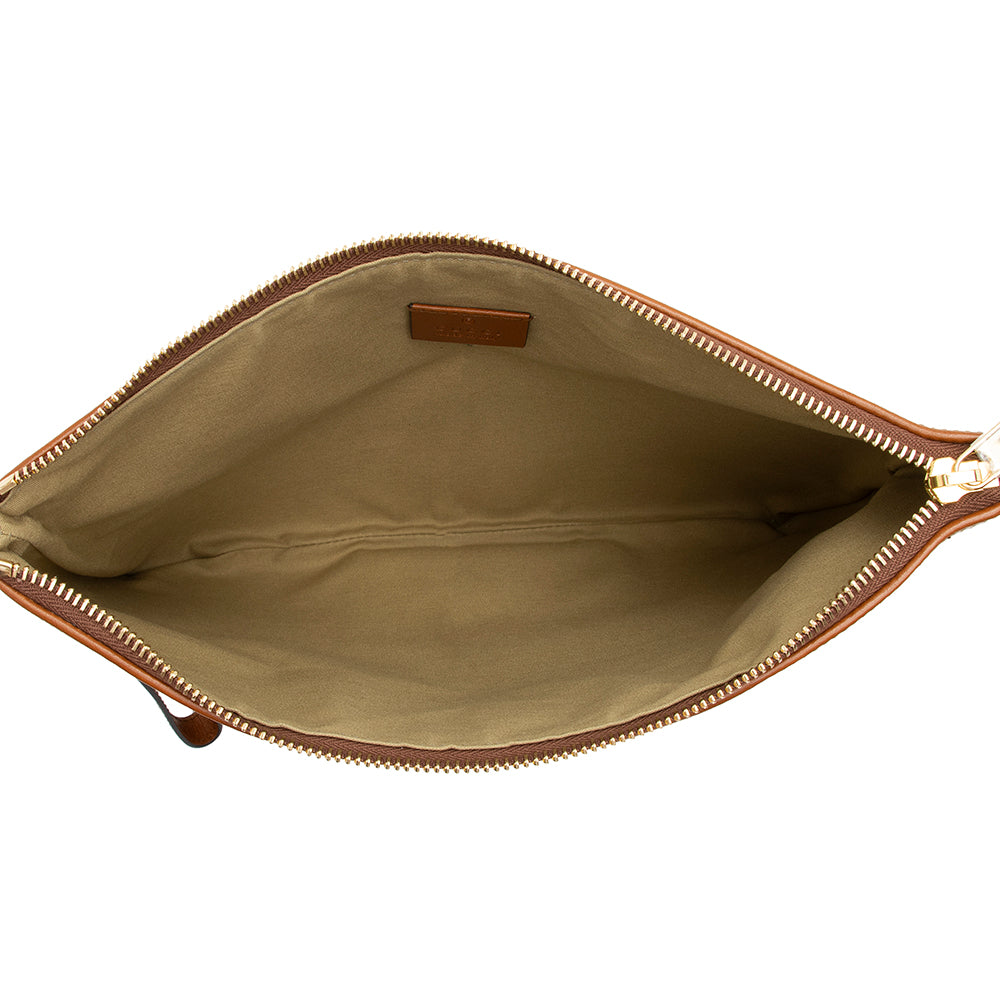Gucci Canvas Vintage Web Wristlet