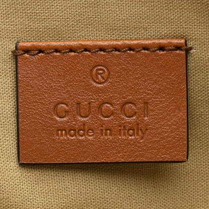 Gucci Canvas Vintage Web Wristlet