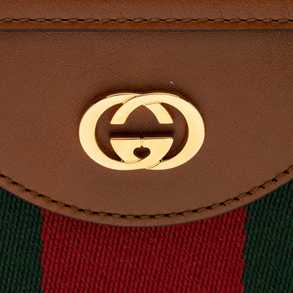 Gucci Canvas Vintage Web Wristlet