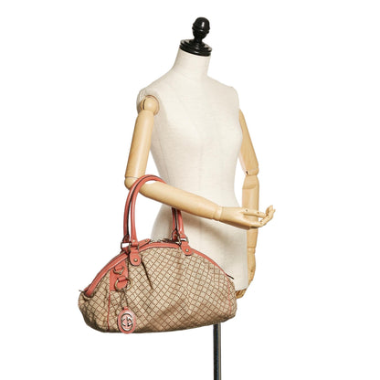 Gucci Diamante Sukey Canvas Handbag