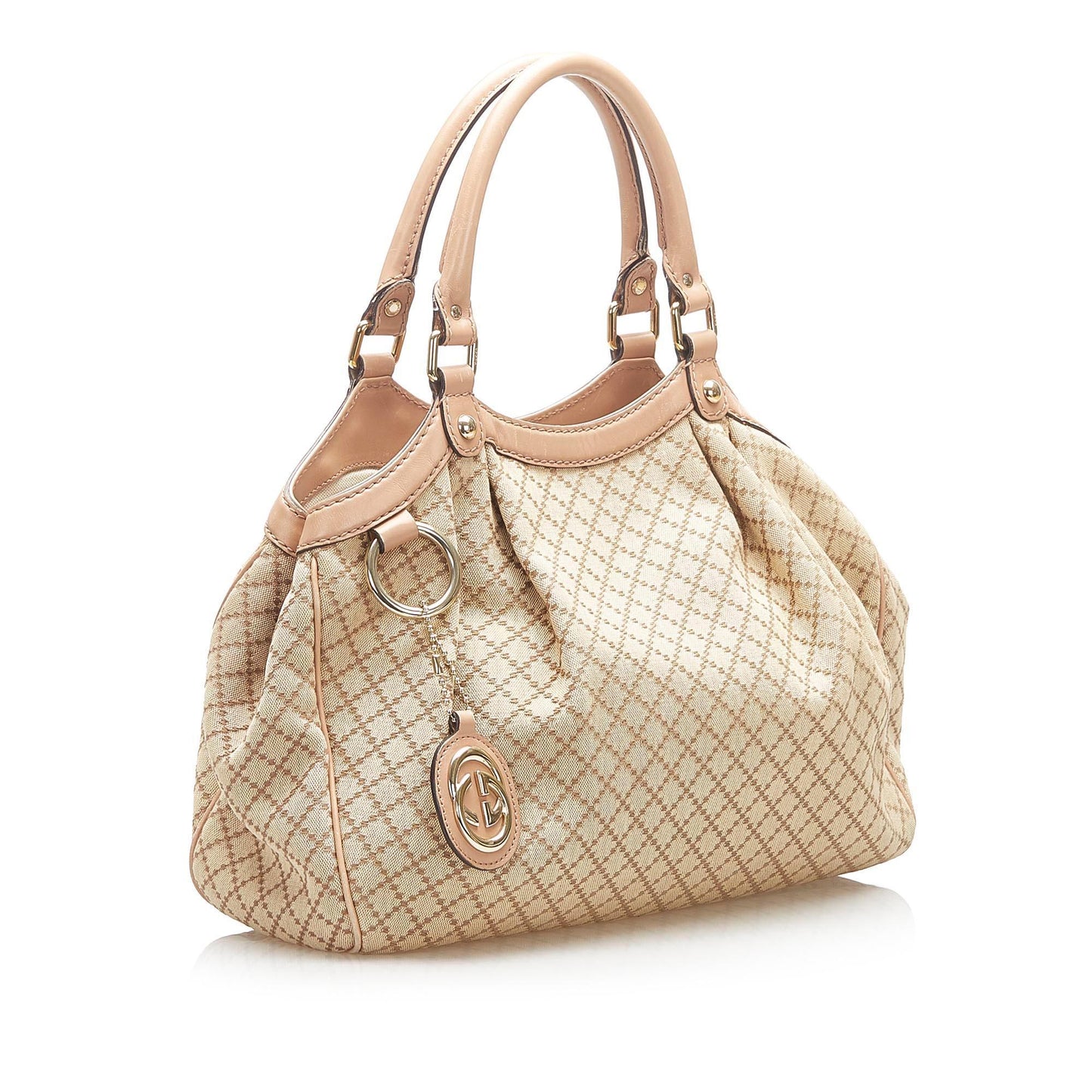 Gucci Diamante Sukey Canvas Tote Bag (SHG-16921)