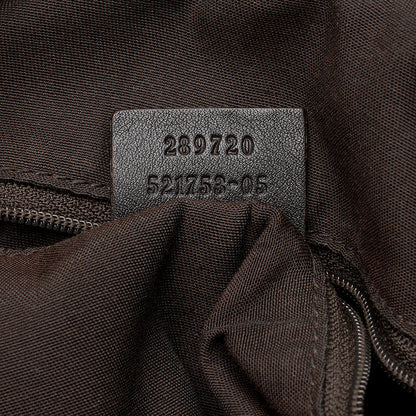 Gucci Embossed Leather Horsebit Large Hobo - FINAL SALE