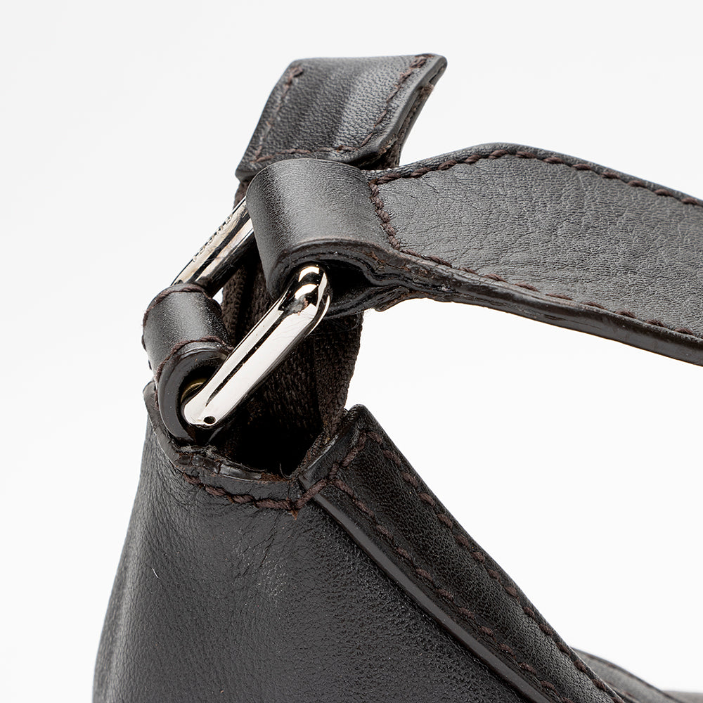 Gucci Embossed Leather Horsebit Large Hobo - FINAL SALE