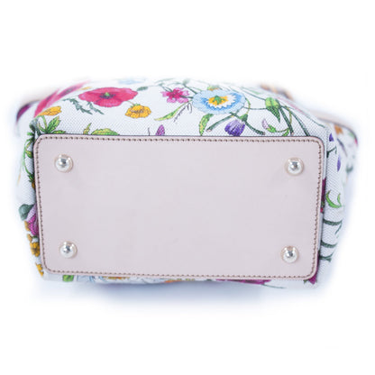 Gucci Floral Bamboo Bucket Bag
