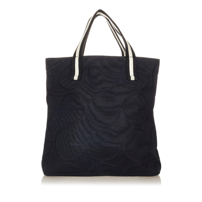 Gucci G Logo Canvas Web Tote Bag