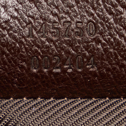 Gucci GG Abbey D-Ring Canvas Baguette