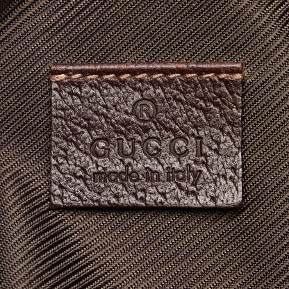 Gucci GG Abbey D-Ring Canvas Baguette